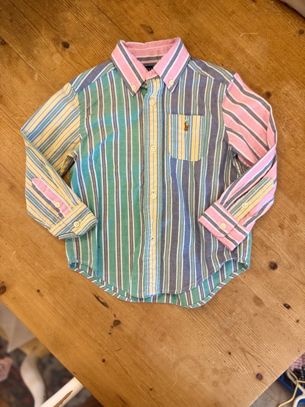 Polo by Ralph Lauren Multi-Color Striped Button-Down Shirt